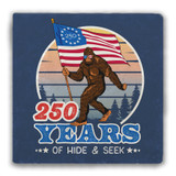 American Bigfoot Tumbled Stone Coaster