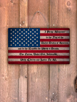 Pledge Flag Door Hanger