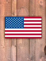 America Flag Door Hanger