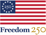 Freedom 250 Flag Postcard