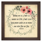 Ruth 1:16 Framed Quote