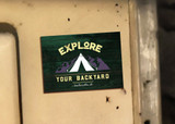 "Explore Your Backyard" Customizable Magnet