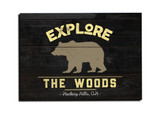 "Explore the Woods" Customizable Magnet