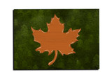 Orange Maple Leaf Magnet