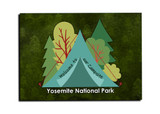 "Welcome to Our Campsite" Customizable Magnet