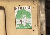 "Hiking" Retro Customizable Magnet