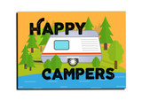 "Happy Campers" Magnet