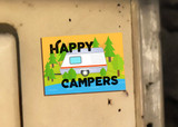 "Happy Campers" Magnet