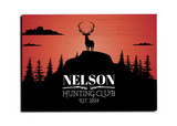 "Hunting Club" Customizable Magnet