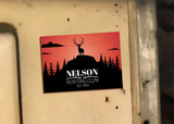 "Hunting Club" Customizable Magnet