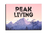 "Peak Living" Magnet
