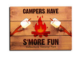 "Campers Have S'more Fun" Customizable Magnet