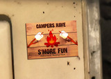 "Campers Have S'more Fun" Customizable Magnet