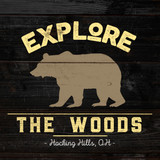 "Explore the Woods" Customizable Sticker