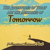 "The Adventures of Today" Customizable Sticker
