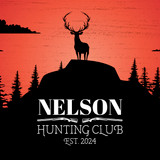 "Hunting Club" Customizable Sticker