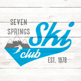 "Ski Club" Customizable Sticker