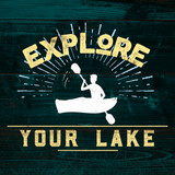 "Explore Your Lake" Customizable Sticker