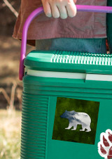 Misty Forest Bear Sticker