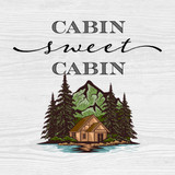 "Cabin Sweet Cabin" Sticker