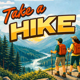"Take a Hike" Hikers Sticker