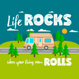 "Life Rocks" Sticker