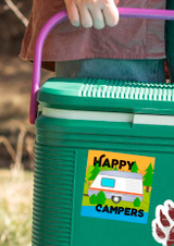 "Happy Campers" Sticker