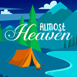 "Almost Heaven" Sticker