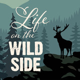 "Life on the Wild Side" Sticker