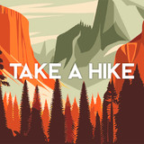 "Take a Hike" Sticker