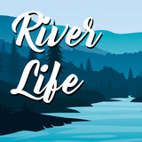 "River Life" Sticker