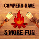 "Campers Have S'more Fun" Sticker