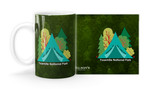 "Welcome to Our Campsite" Tent Customizable Mug