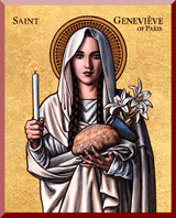 Theophilia St. Genevieve Wall Plaque
