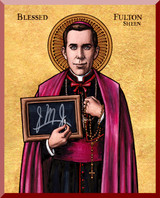 Theophilia Bl. Fulton Sheen Wall Plaque