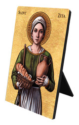 Theophilia St. Zita Desk Plaque