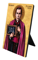 Theophilia Bl. Fulton Sheen Desk Plaque