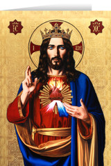 Theophilia Sacred Heart Greeting Card