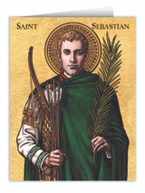 Theophilia St. Sebastian Note Card