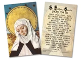 St. Bridget of Sweden Holy Card