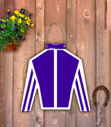 Kentucky Derby Jockey Silk Door Hanger