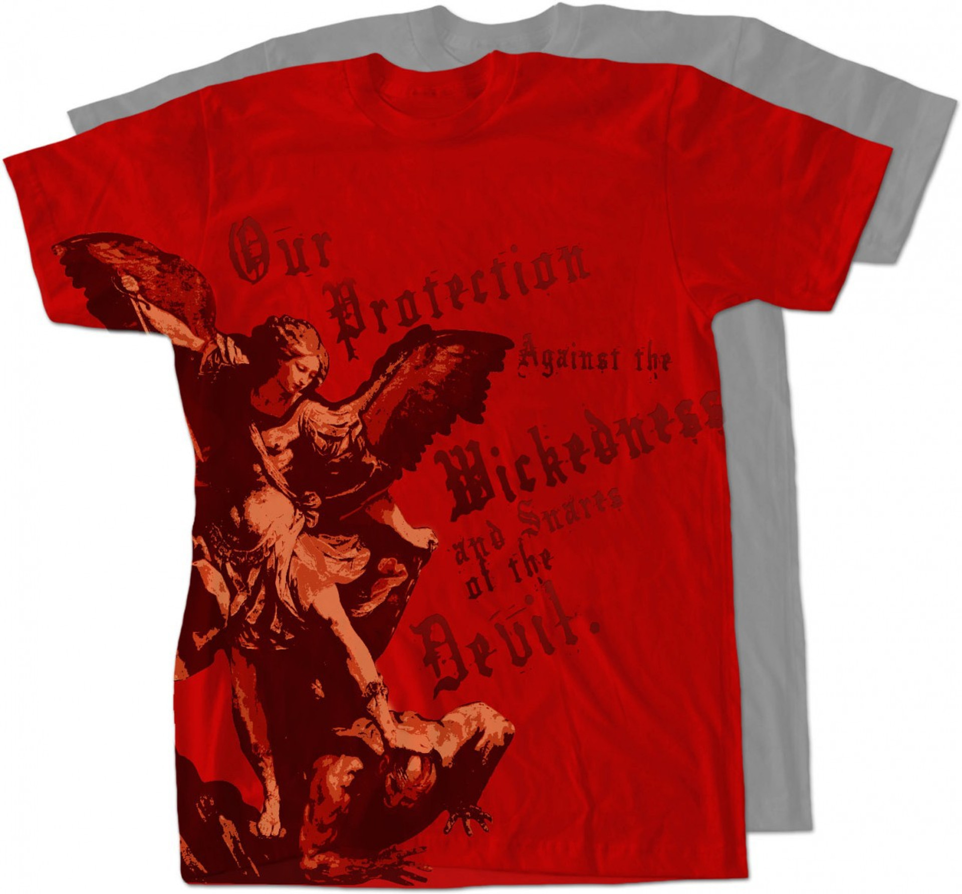 St. Michael the Archangel Full T-Shirt - Nelson Gifts Wholesale