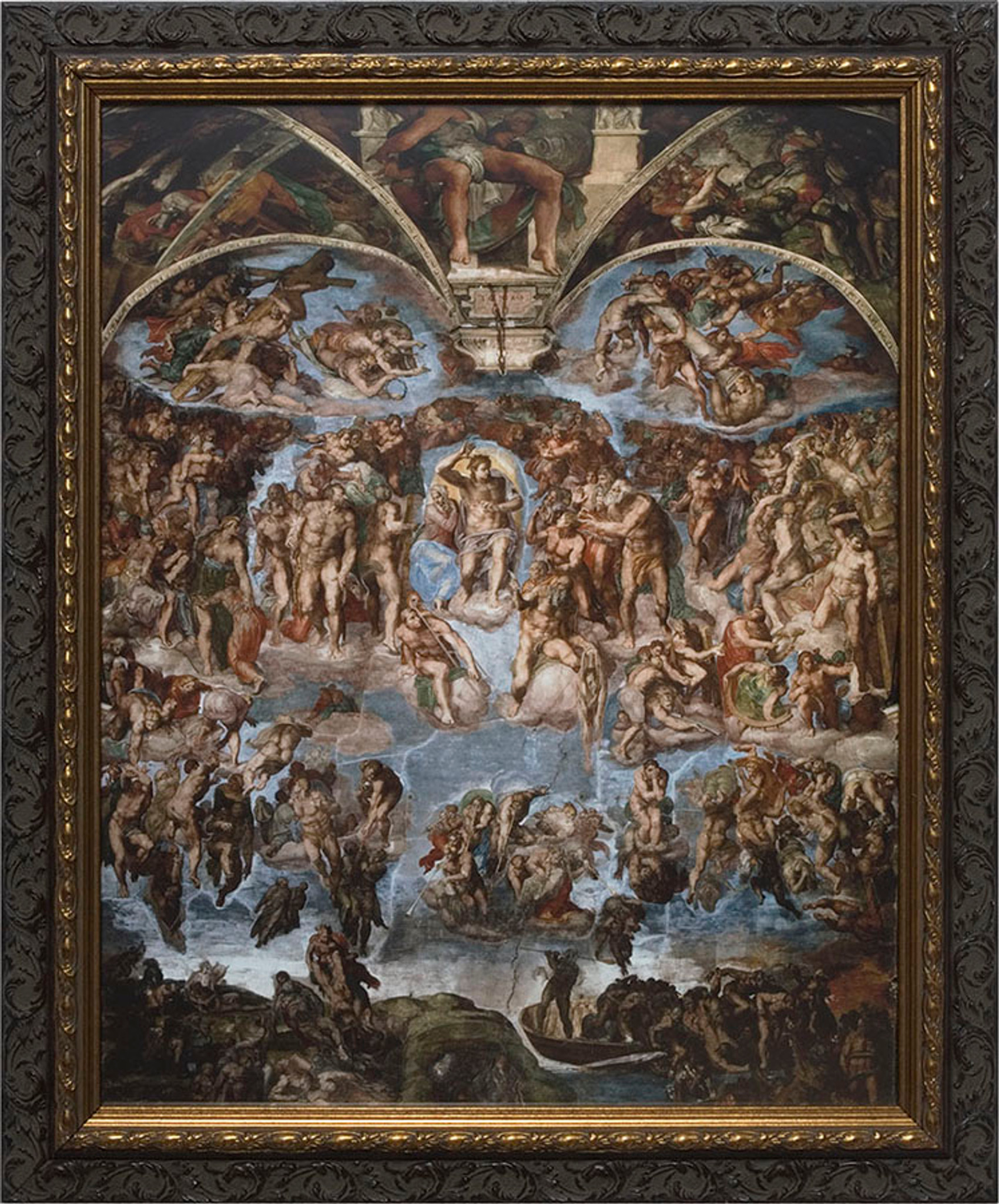 michelangelo last judgement christ