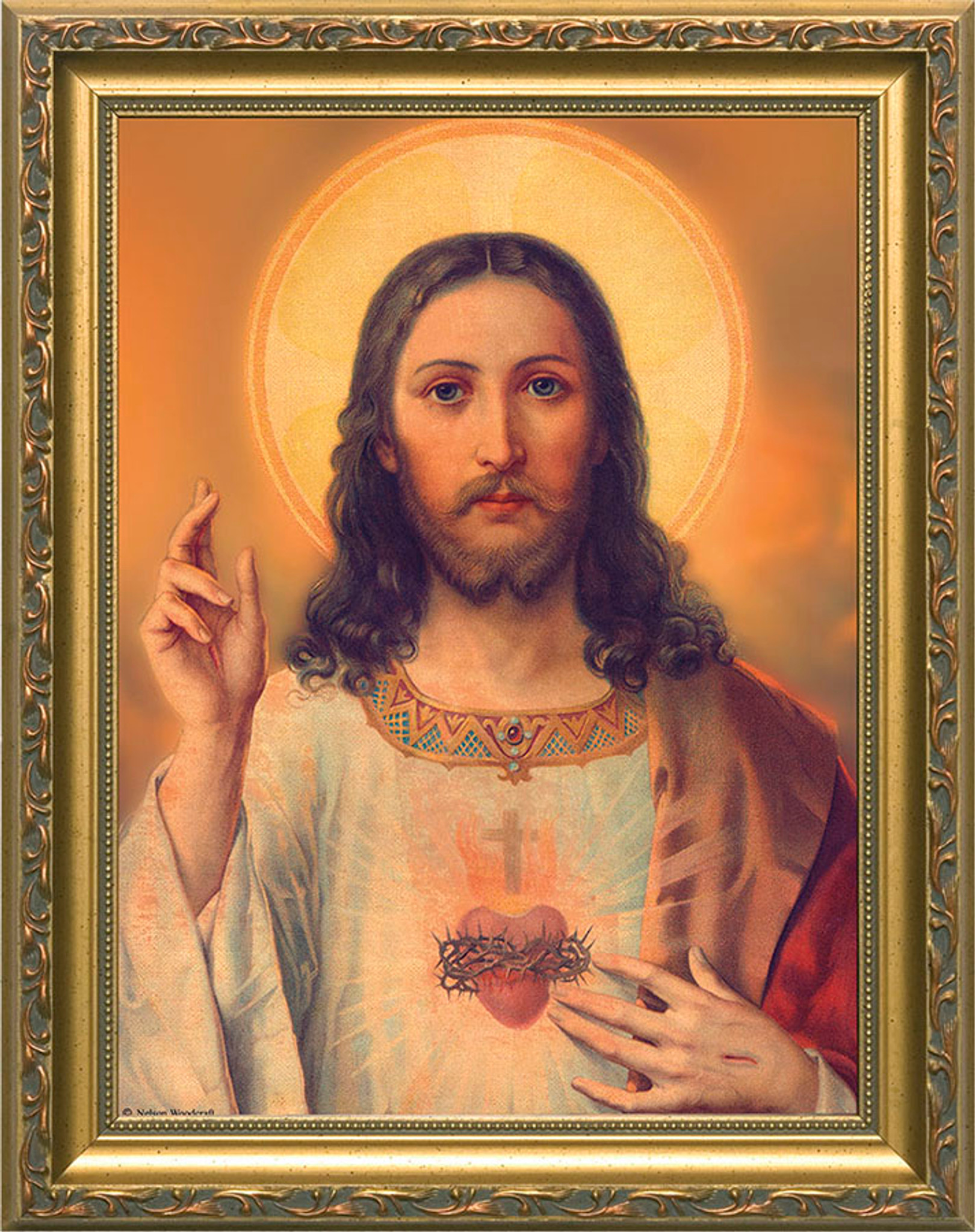 vintage sacred heart art