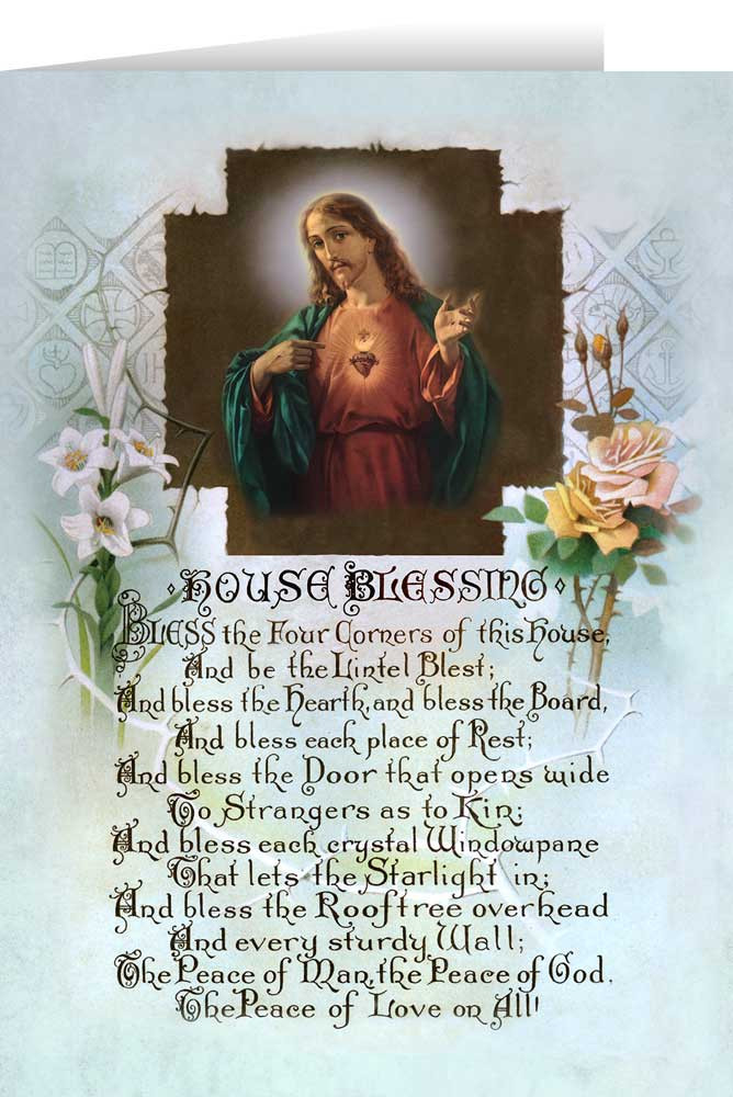 House Blessing Prayer Greeting Card