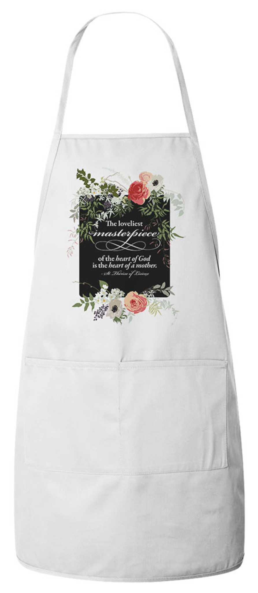 The Loveliest Masterpiece Apron (White)Stay-At-Home Mom Apron (White)