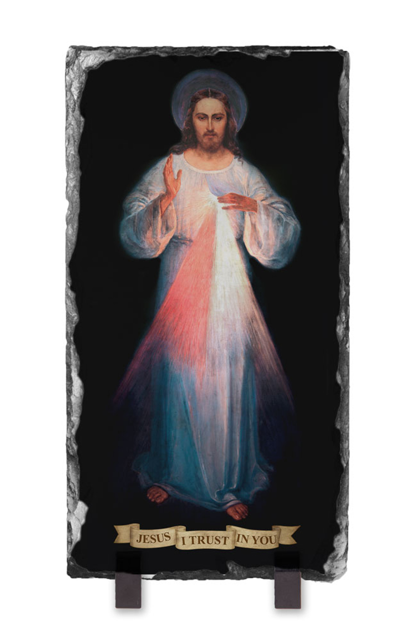Divine Mercy Vilnius Original Vertical Slate Tile Nelson Gifts Wholesale
