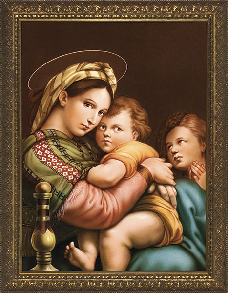 Madonna della Seggiola (Madonna of the Chair) - Standard Gold