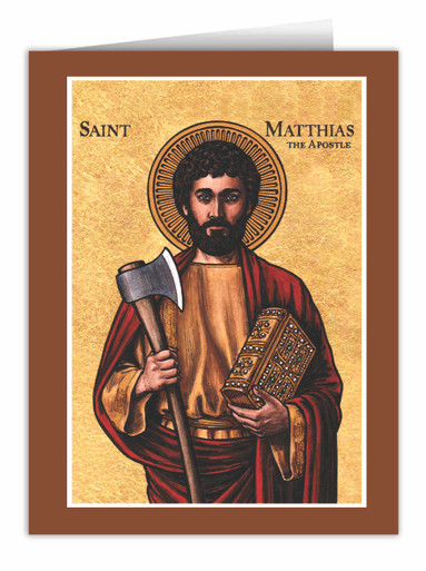 Theophilia St. Matthias the Apostle Note Card - Nelson Gifts Wholesale