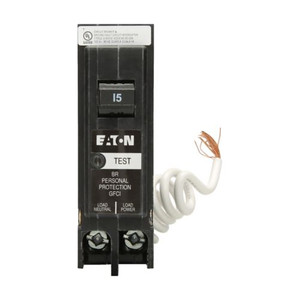 Eaton BRN115GF 15 Amp 1 Pole GFCI Circuit Breaker Eaton BRN115GF 15 Amp 1 Pole GFCI Circuit Breaker